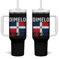 Dimelo Ke Lo Ke Dominican Republic Flag Tumbler With Handle - Wonder Print Shop