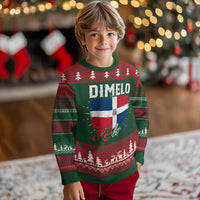 Dimelo Ke Lo Ke Dominican Republic Flag Knitted Sweatshirt - Wonder Print Shop