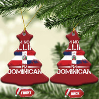 Funny I'm Not Yelling I Am Just Dominican Christmas Ornament Vintage DR Flag - Wonder Print Shop