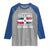 Funny I'm Not Yelling I Am Just Dominican Raglan Shirt Vintage DR Flag - Wonder Print Shop