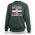 Funny I'm Not Yelling I Am Just Dominican Sweatshirt Vintage DR Flag - Wonder Print Shop