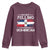 Funny I'm Not Yelling I Am Just Dominican Youth Sweatshirt Vintage DR Flag - Wonder Print Shop