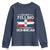 Funny I'm Not Yelling I Am Just Dominican Youth Sweatshirt Vintage DR Flag - Wonder Print Shop