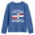 Funny I'm Not Yelling I Am Just Dominican Youth Sweatshirt Vintage DR Flag - Wonder Print Shop