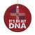 It's in My DNA Dominican Flag Christmas Ornament - Wonder Print Shop