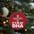 It's in My DNA Dominican Flag Christmas Ornament - Wonder Print Shop