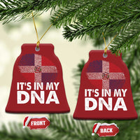 It's in My DNA Dominican Flag Christmas Ornament - Wonder Print Shop