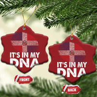 It's in My DNA Dominican Flag Christmas Ornament - Wonder Print Shop