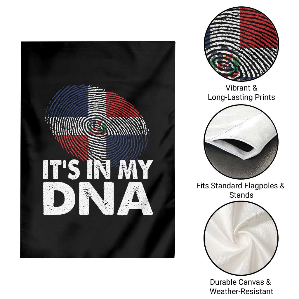 It's in My DNA Dominican Flag Garden Flag - Wonder Print Shop