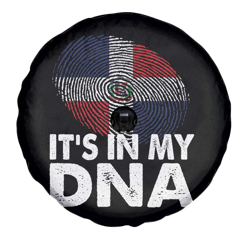 It's in My DNA Dominican Flag Spare Tire Cover - Wonder Print Shop