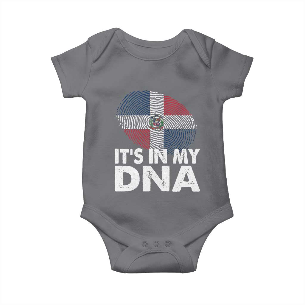 It's in My DNA Dominican Flag Baby Onesie - Wonder Print Shop