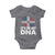 It's in My DNA Dominican Flag Baby Onesie - Wonder Print Shop