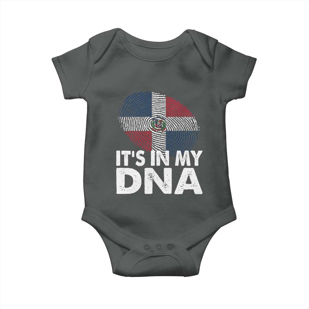 It's in My DNA Dominican Flag Baby Onesie - Wonder Print Shop