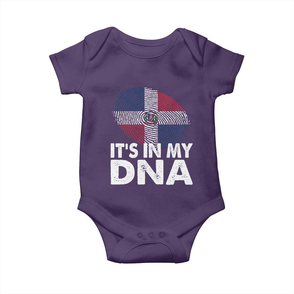 It's in My DNA Dominican Flag Baby Onesie - Wonder Print Shop