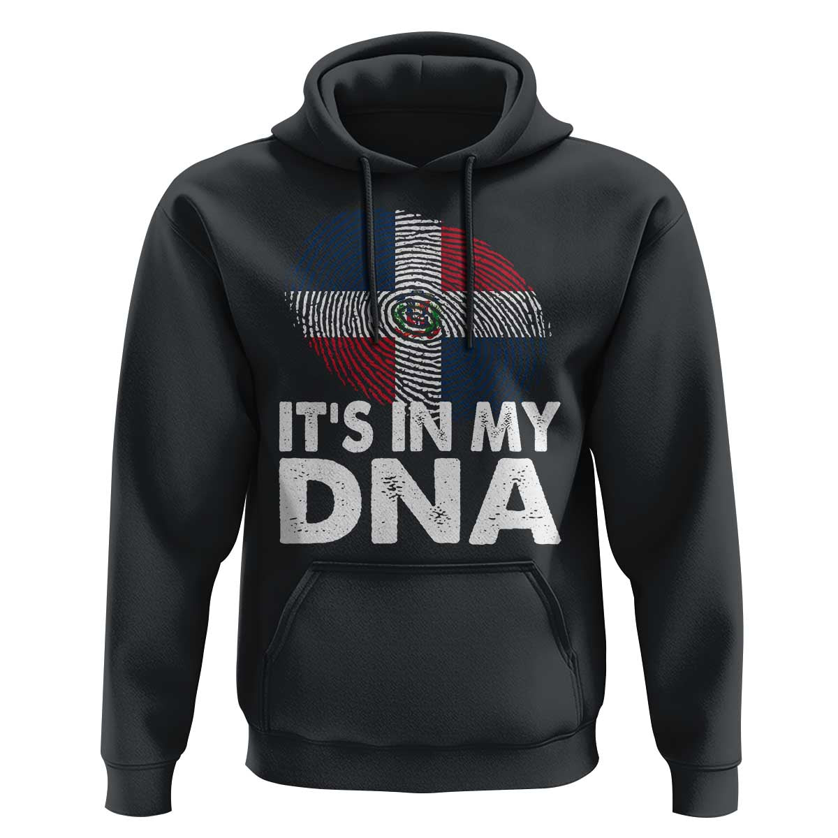 It's in My DNA Dominican Flag Hoodie - Wonder Print Shop