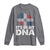 It's in My DNA Dominican Flag Long Sleeve Shirt - Wonder Print Shop