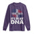 It's in My DNA Dominican Flag Long Sleeve Shirt - Wonder Print Shop