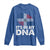 It's in My DNA Dominican Flag Long Sleeve Shirt - Wonder Print Shop