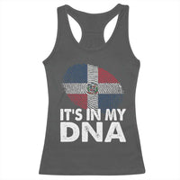 It's in My DNA Dominican Flag Racerback Tank Top - Wonder Print Shop
