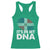 It's in My DNA Dominican Flag Racerback Tank Top - Wonder Print Shop