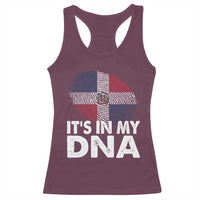 It's in My DNA Dominican Flag Racerback Tank Top - Wonder Print Shop