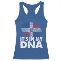 It's in My DNA Dominican Flag Racerback Tank Top - Wonder Print Shop