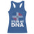It's in My DNA Dominican Flag Racerback Tank Top - Wonder Print Shop