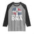 It's in My DNA Dominican Flag Raglan Shirt - Wonder Print Shop