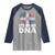 It's in My DNA Dominican Flag Raglan Shirt - Wonder Print Shop