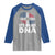 It's in My DNA Dominican Flag Raglan Shirt - Wonder Print Shop