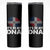 It's in My DNA Dominican Flag Skinny Tumbler - Wonder Print Shop