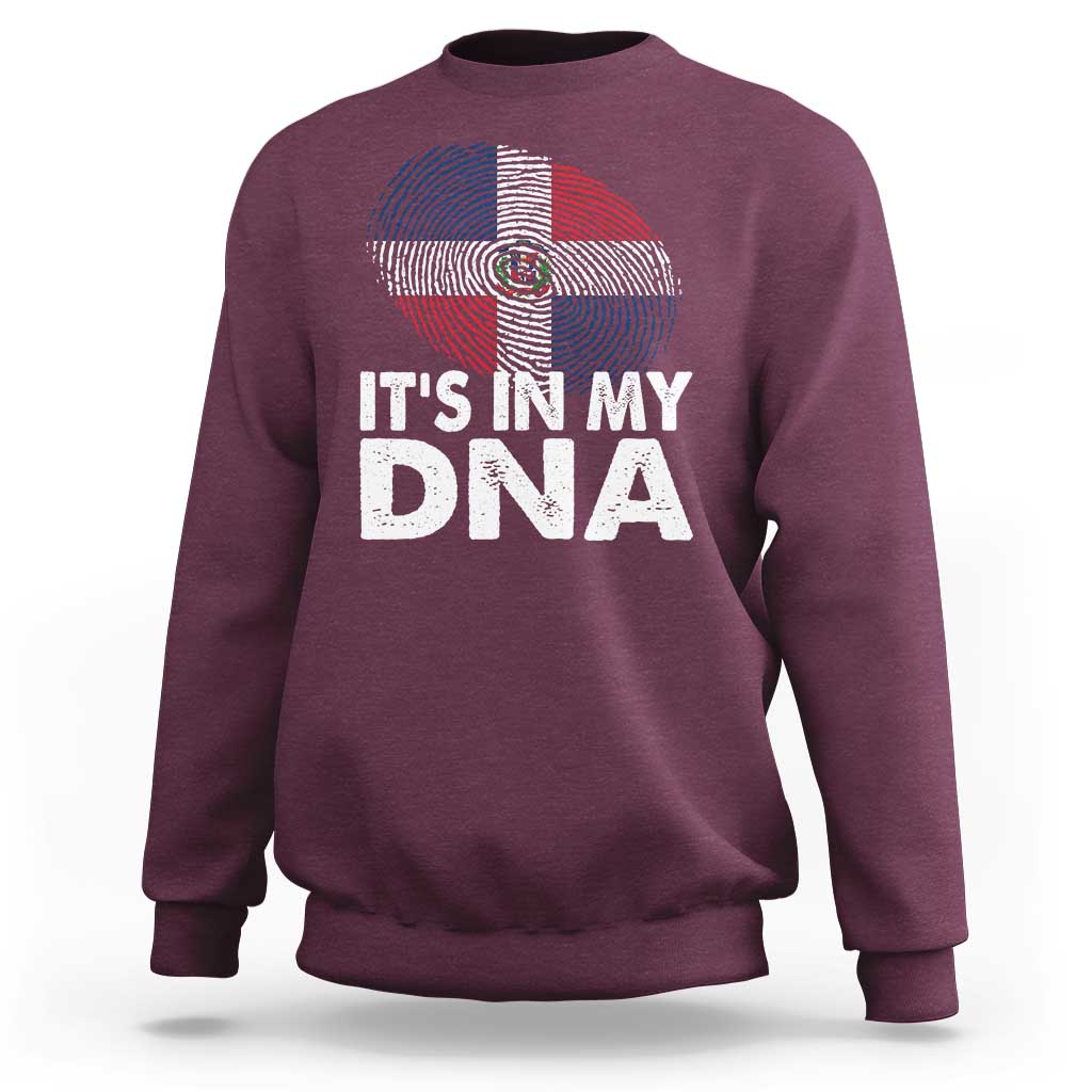 It's in My DNA Dominican Flag Sweatshirt - Wonder Print Shop