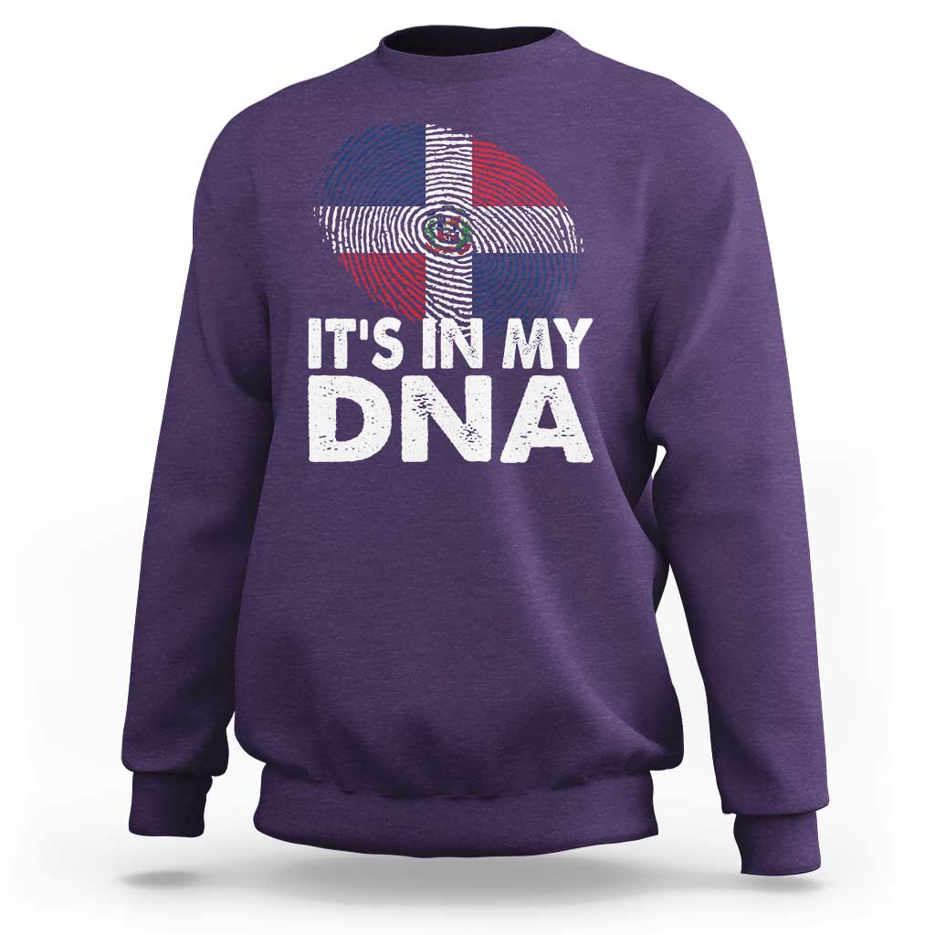 It's in My DNA Dominican Flag Sweatshirt - Wonder Print Shop
