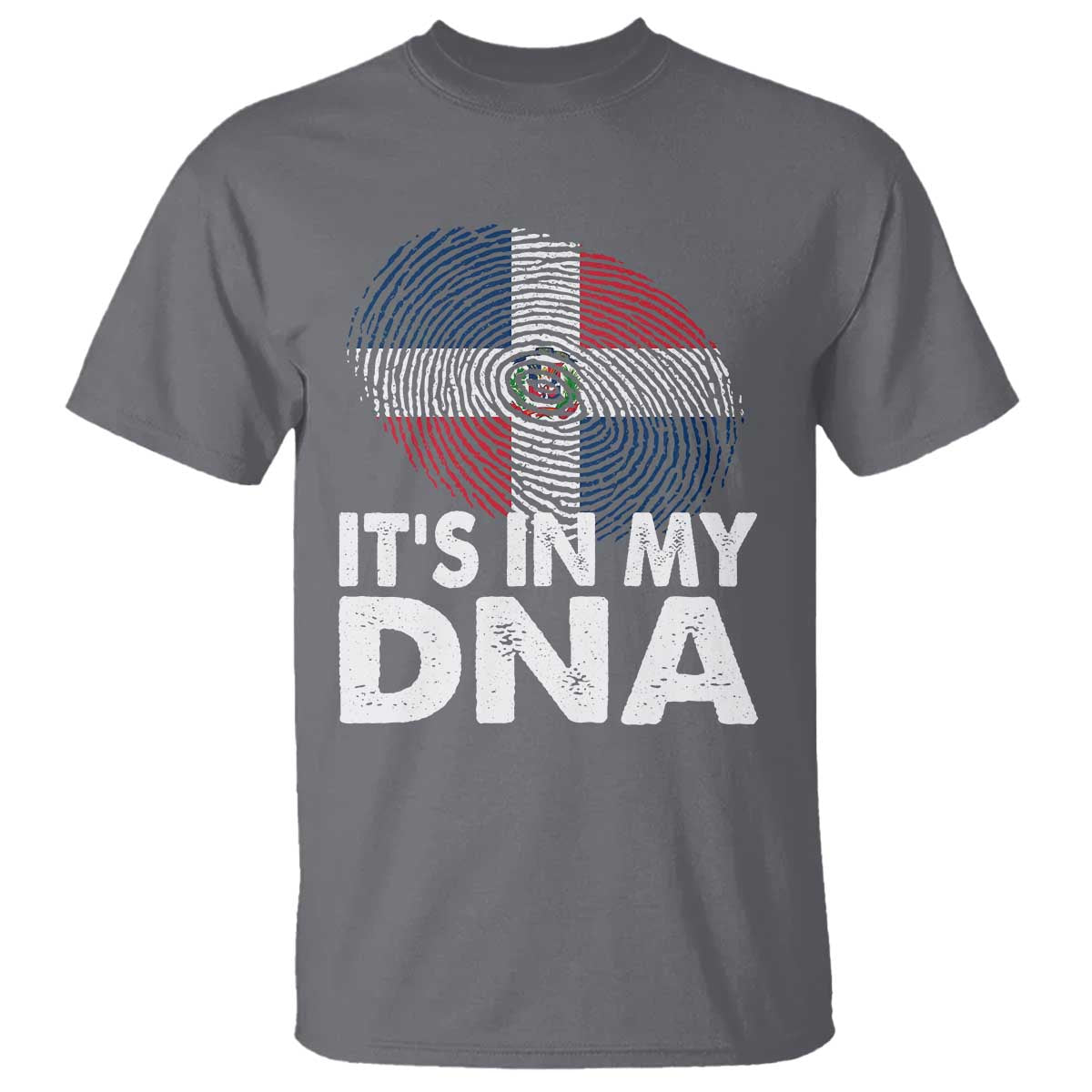It's in My DNA Dominican Flag T Shirt - Wonder Print Shop