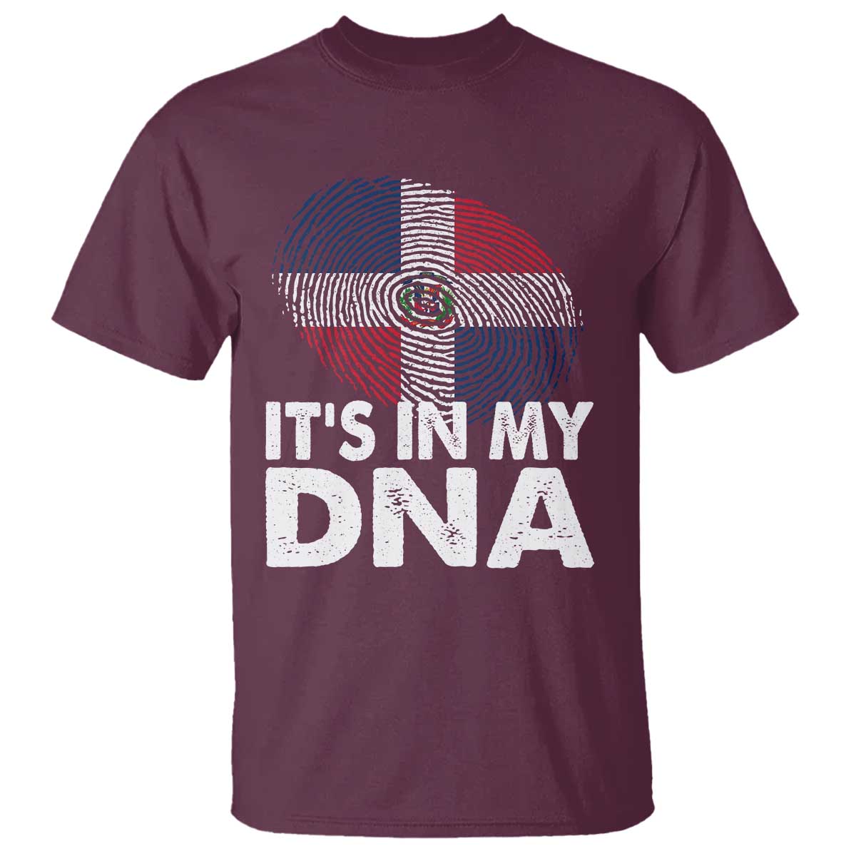 It's in My DNA Dominican Flag T Shirt - Wonder Print Shop