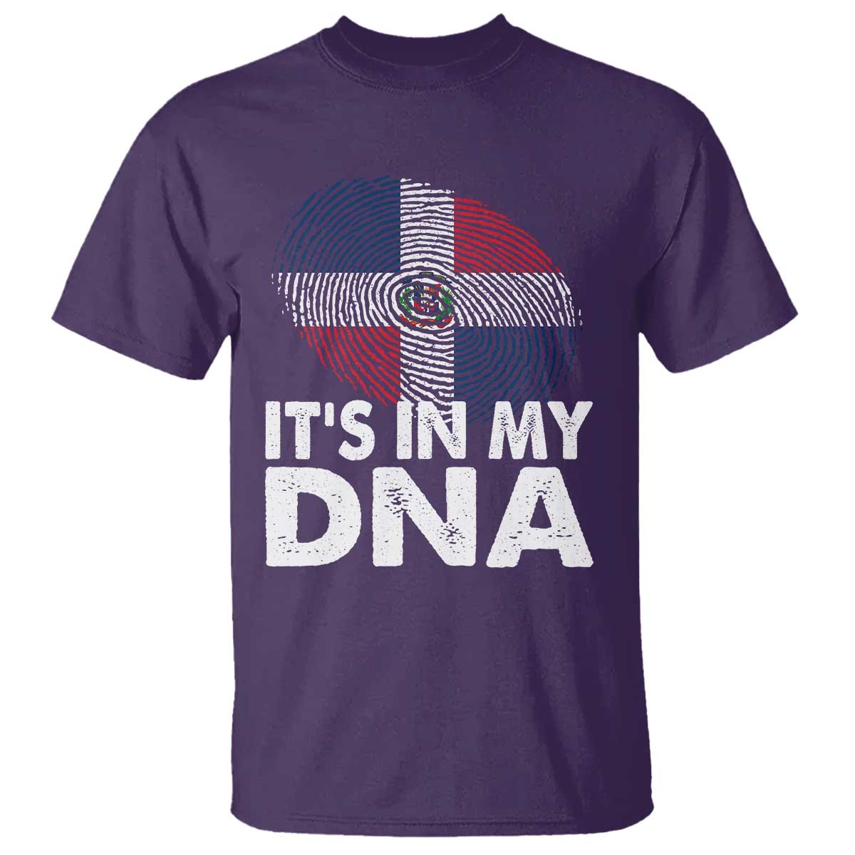 It's in My DNA Dominican Flag T Shirt - Wonder Print Shop