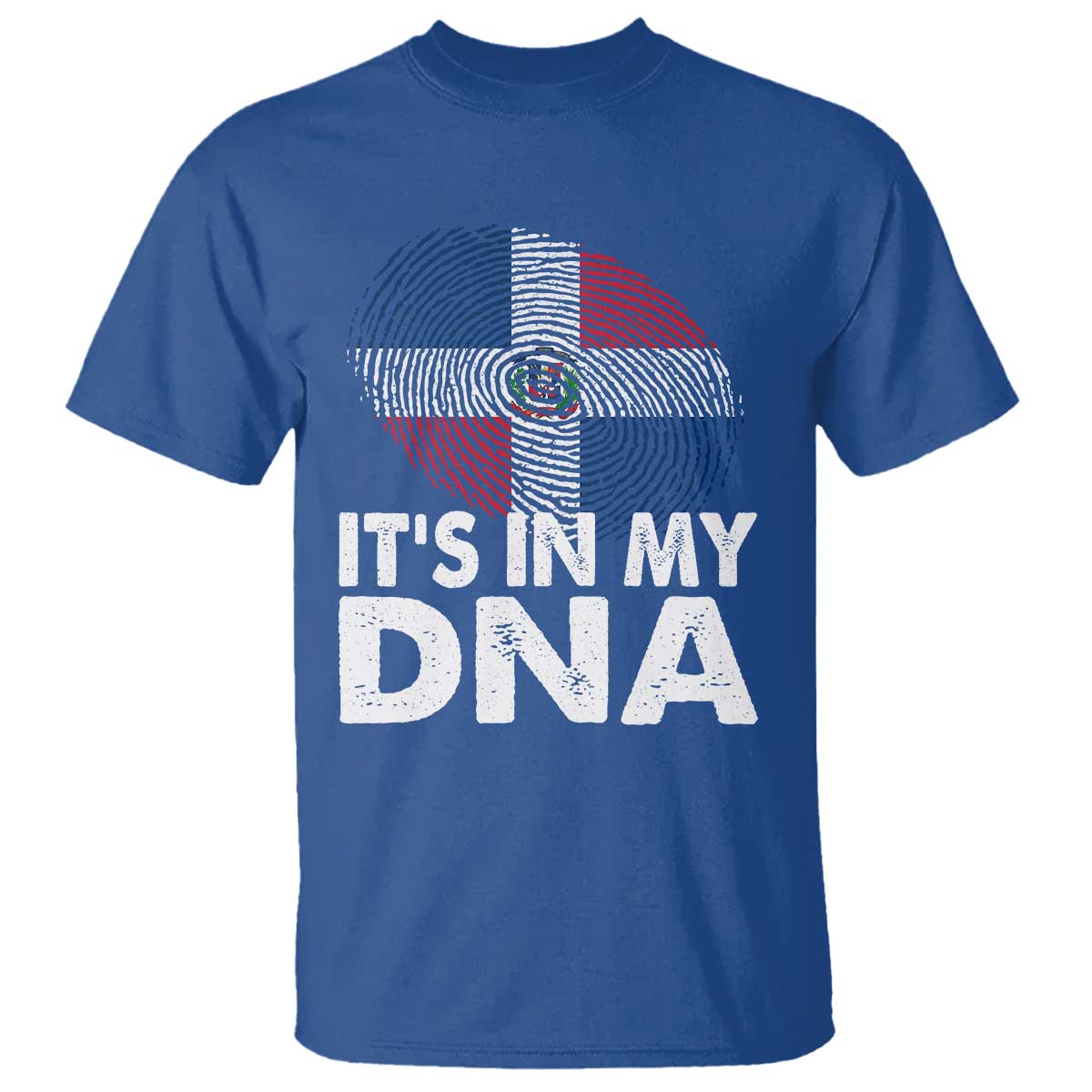 It's in My DNA Dominican Flag T Shirt - Wonder Print Shop