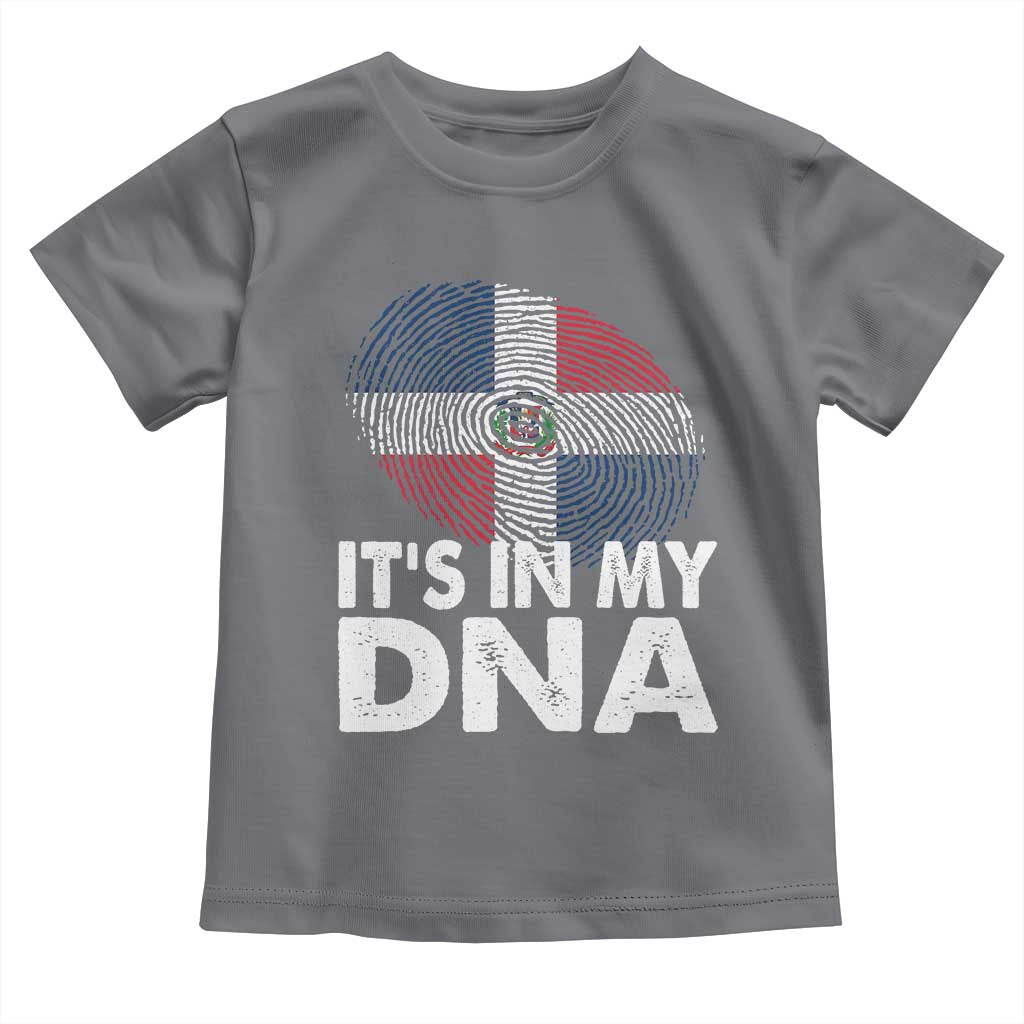 It's in My DNA Dominican Flag Toddler T Shirt - Wonder Print Shop