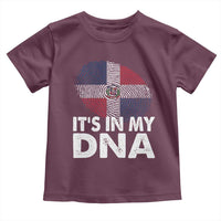 It's in My DNA Dominican Flag Toddler T Shirt - Wonder Print Shop