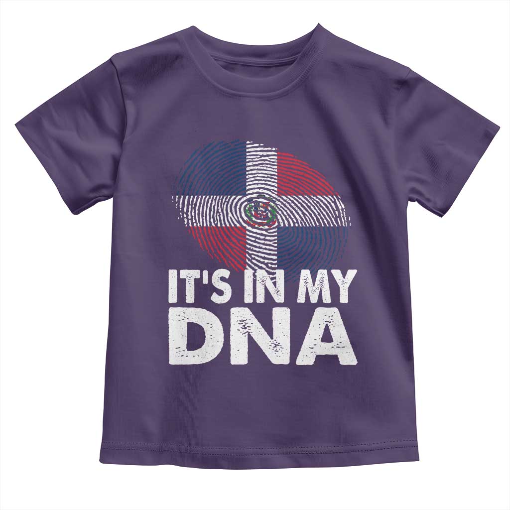 It's in My DNA Dominican Flag Toddler T Shirt - Wonder Print Shop