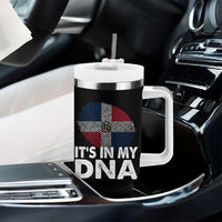 It's in My DNA Dominican Flag Tumbler With Handle - Wonder Print Shop