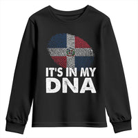 It's in My DNA Dominican Flag Youth Sweatshirt - Wonder Print Shop