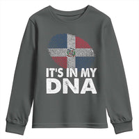 It's in My DNA Dominican Flag Youth Sweatshirt - Wonder Print Shop