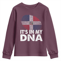 It's in My DNA Dominican Flag Youth Sweatshirt - Wonder Print Shop