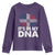 It's in My DNA Dominican Flag Youth Sweatshirt - Wonder Print Shop