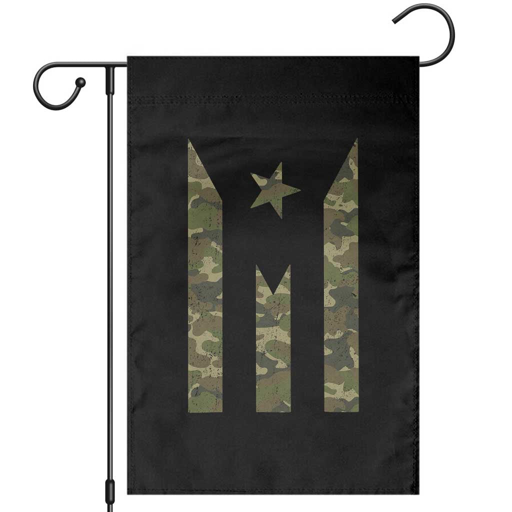 Camo Puerto Rico Flag Garden Flag Hispanic Heritage Month Boricua Rican - Wonder Print Shop