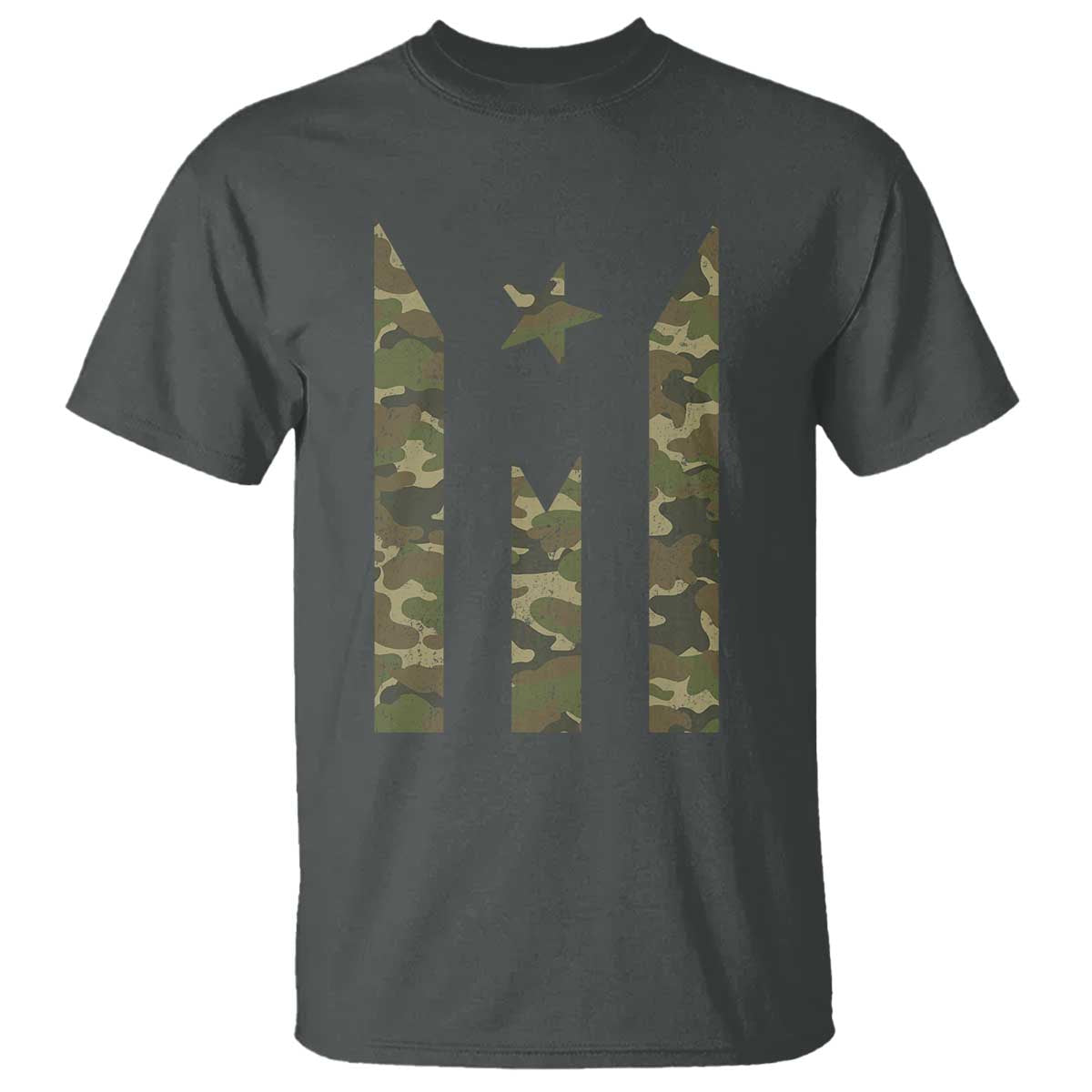 Camo Puerto Rico Flag T Shirt Hispanic Heritage Month Boricua Rican - Wonder Print Shop