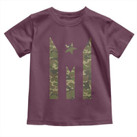 Camo Puerto Rico Flag Toddler T Shirt Hispanic Heritage Month Boricua Rican - Wonder Print Shop