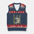 Fishing Puerto Rico Flag V-Neck Knit Sweater Vest Bass Fish Fisherman Camo Camouflage US Flag - Wonder Print Shop