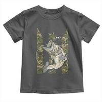 Fishing Puerto Rico Flag Toddler T Shirt Bass Fish Fisherman Camo Camouflage US Flag - Wonder Print Shop